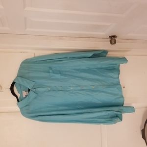 Vintage Avenue Women's Plus Size 100% Silk Shirt size 30/32